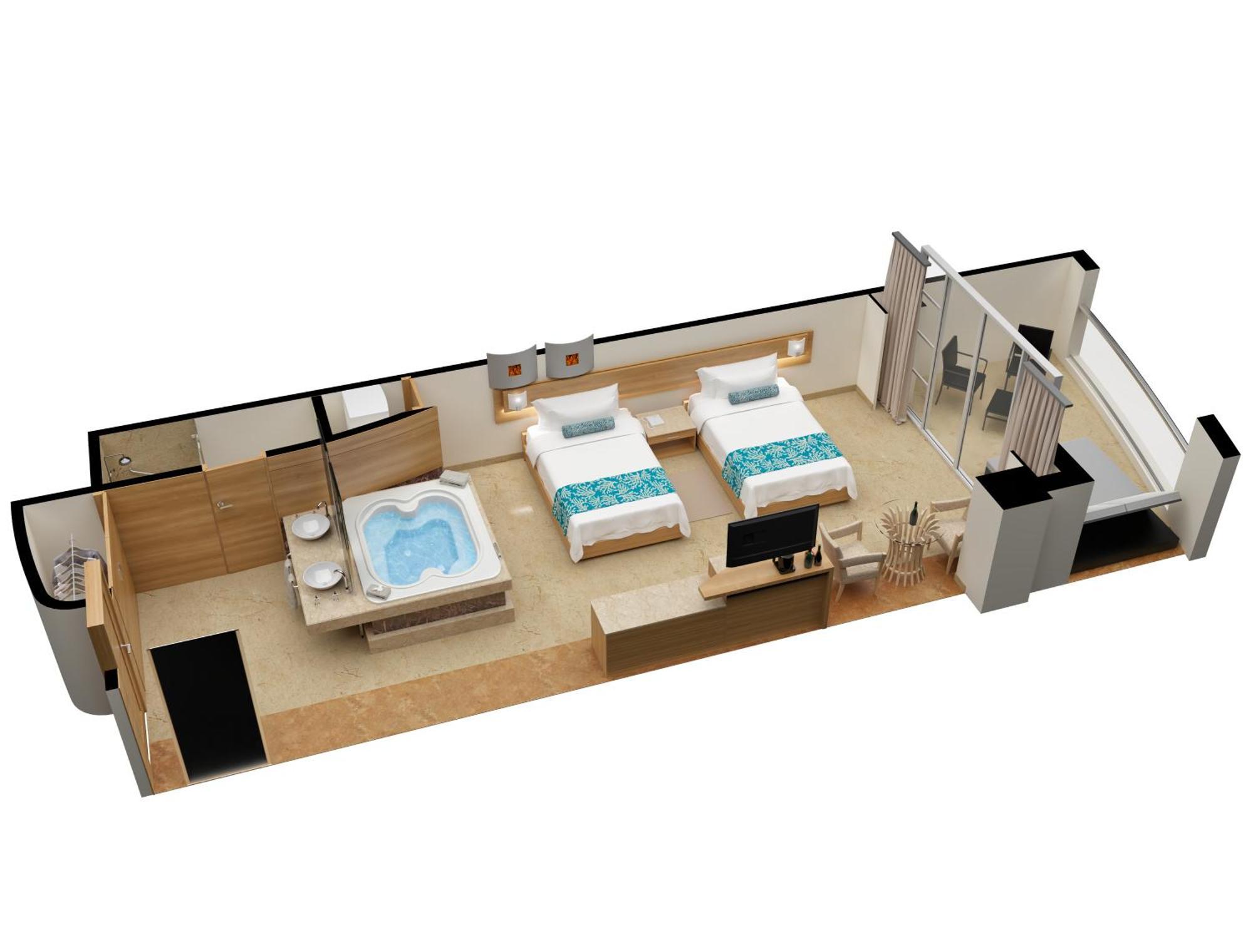 Beach Palace Cancun Bilik gambar